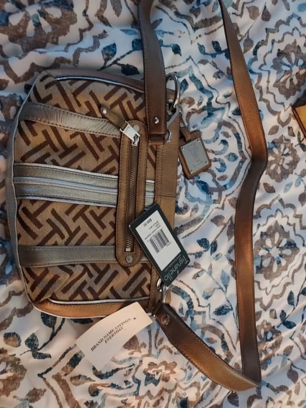 Unknown Brand Men's Crossbody Bag in Brown and Tan